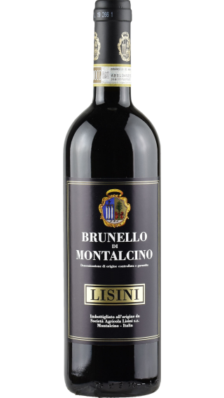 Bottle of Lisini Brunello di Montalcino 2018 wine 750 ml