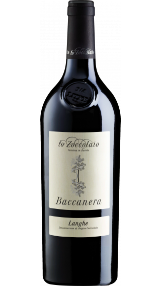 Bottle of Lo Zoccolaio Langhe Baccanera 2018 wine 750 ml