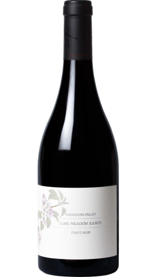 Bottle of Long Meadow Ranch Pinot Noir 2018 wine 750 ml