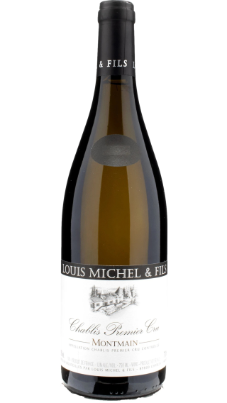 Bottle of Louis Michel & Fils Chablis Premier Cru Montmain 2022 wine 750 ml