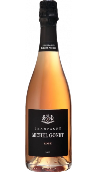 Bottle of Champagne Michel Gonet Brut Rose wine 750 ml
