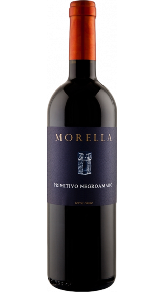Bottle of Morella Negroamaro Primitivo 2017 wine 750 ml