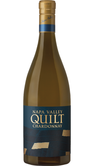 Bottle of Quilt Chardonnay 2021 wine 750 ml