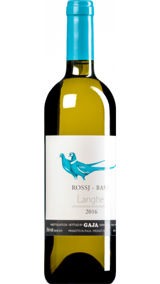 Bottle of Gaja Rossj Bass 2016 wine 750 ml
