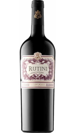 Bottle of Rutini Cabernet Sauvignon 2017 wine 750 ml