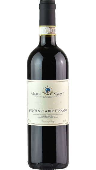 Bottle of San Giusto a Rentennano Chianti Classico 2022 wine 750 ml