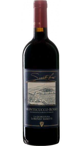 Bottle of Sassetti Livio Pertimali La Querciolina Montecucco Rosso 2018 wine 750 ml