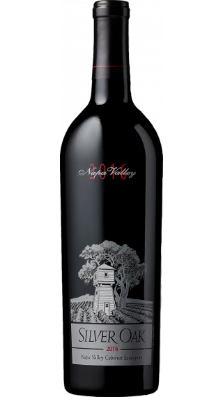 Bottle of Silver Oak Napa Valley Cabernet Sauvignon 2016 wine 750 ml