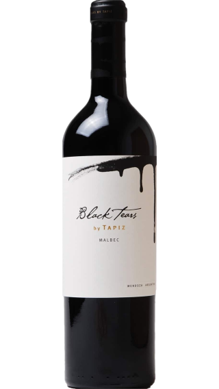 Bottle of Tapiz Black Tears Malbec 2018 wine 750 ml