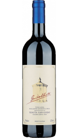 Bottle of Tenuta San Guido Guidalberto 2018 wine 750 ml