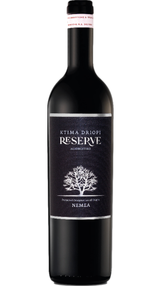 Bottle of Tselepos Driopi Reserve 2021 wine 750 ml
