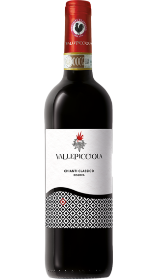 Bottle of Vallepicciola Chianti Classico Riserva 2019 wine 750 ml
