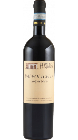 Bottle of Ferragu Valpolicella Superiore 2017 wine 750 ml