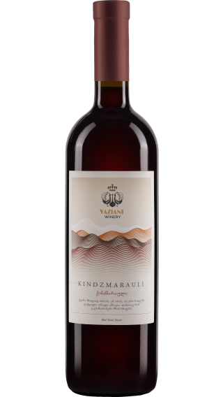 Bottle of Vaziani Kindzmarauli 2022 wine 750 ml