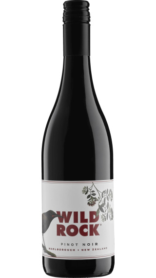 Bottle of Wild Rock Pinot Noir 2018 wine 750 ml
