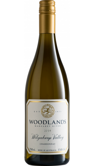 Bottle of Woodlands Wilyabrup Valley Chardonnay 2019 wine 750 ml