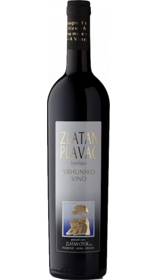 Bottle of Zlatan Otok Plavac Barrique 2017 wine 750 ml