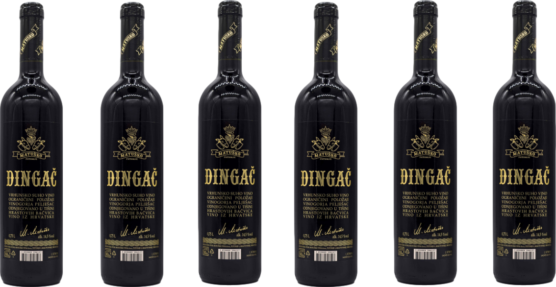 Matusko Dingac 2019 Cassa da 6 Bottiglie